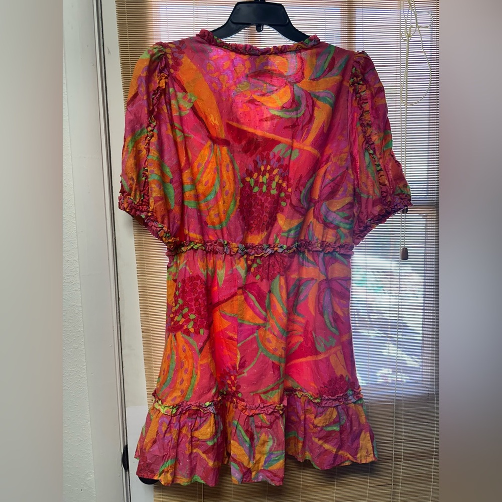 FARM Rio Ruffle Mini Dress - Picture 4 of 5